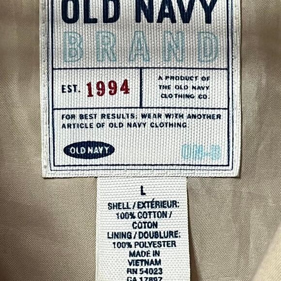 OLD NAVY Women's KHAKI TRENCH COAT w/o BELT - Picture 2 of 6